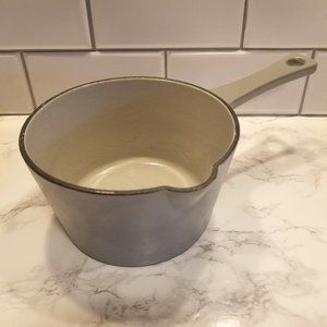 Pampered Chef 1-qt. (1-L) Enameled Cast Iron Milk Pan